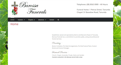 Desktop Screenshot of barossafunerals.com.au